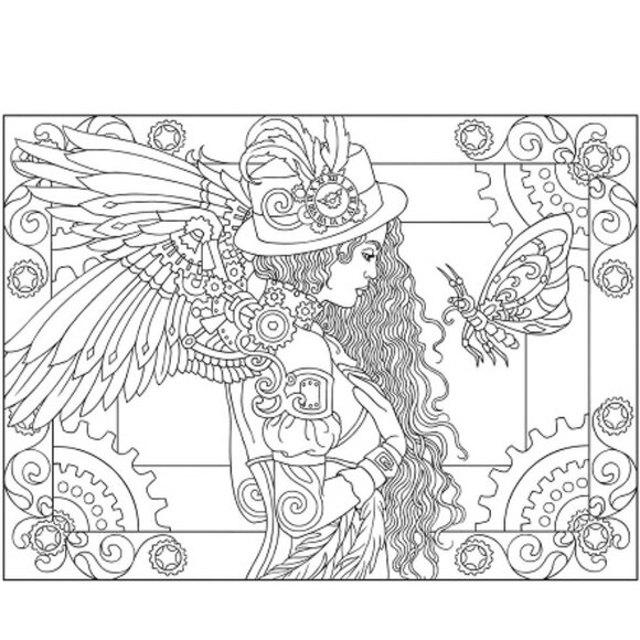 3 Coloring Books  -  Fantasy - Picture 5 of 12